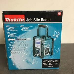 MAKITA 18V Akku-Baustellenradio 'DMR112' DAB