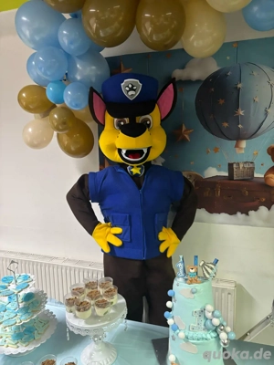 Geburtstagshighlight Walking Act Chase Maskottchen