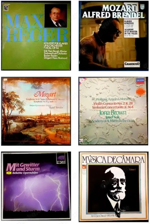 125 diverse Klassik-LPs