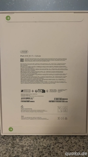 iPad WiFi & Cellular 256gb neu  Bild 2