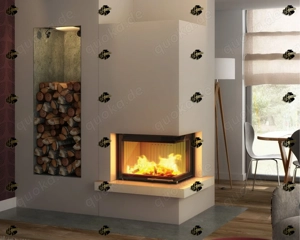 Kaminbausatz  IMPERIAL MEDIUM b Smart 2PXTh 7KW Kamin L-Kamin L-Form Ofen Neu Hajduk LDF-Kamine