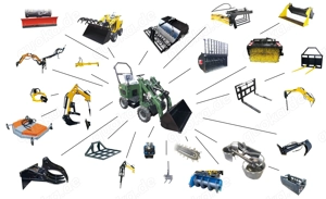 Mini Gelenkradlader NEU