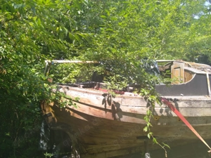 Altes Segelholzboot inklusive Anhänger abzugeben Bild 4