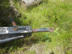 Altes Segelholzboot inklusive Anhänger abzugeben Bild 3