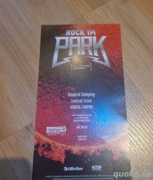 Rock im Park 2026 (3 Days Festival Weekend Tickets)