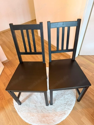 2x Ikea Stühle Stefan gut erhalten Esszimmer Stühle Schwarzbraun