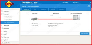 AVM Fritz!Box 7490 VDSL ADSL WLAN IP-Router mit Zubehör Bild 9
