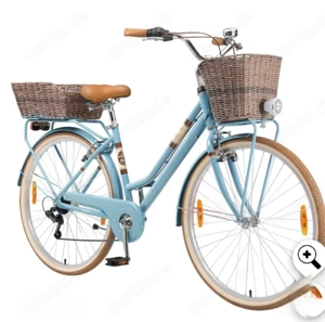 Bikestar Cityrad 7 Gang Shimano Damen RetroStyle