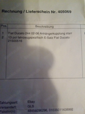 AHK für Fiat Ducato o.ä. - Neu, original verpackt Bild 5