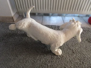 super Dackel Skulptur  Bild 2