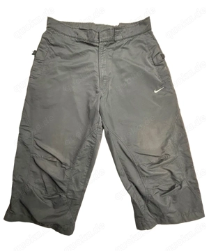 Nike Vintage Outdoor Nylon 3 4 Cargo Pants Schwarz    M