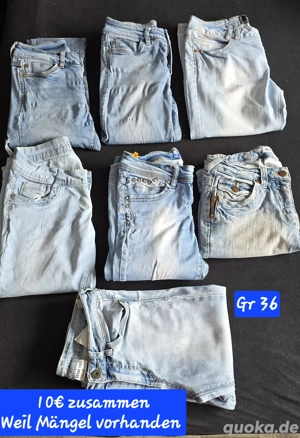 Jeans Damen skinny gr.36 im Paket abzugeben 