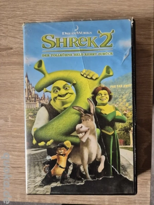 Shreck 2 VHS Kassette 