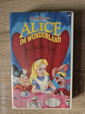 Alice im Wunderland VHS Kassette 