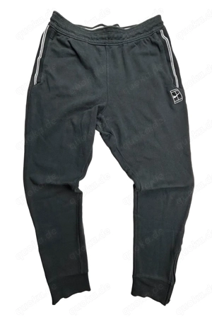 Nike Black Retro Trackpants mit Seitenstreifen   M