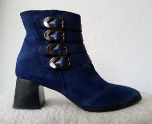 AUGUSTO Italienische Leder Stiefeletten in Größe : 38  NEUWERTIG 