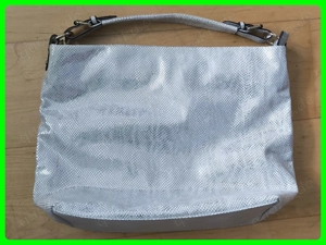 Shopping Bag Silber, ähnlich Fischschuppenmuster 34Lx34Hx14B