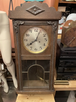 Regulator Wanduhr Pendeluhr GB vermute Gustav Becker 