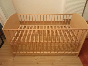 Kinder- Jugendbett Holz 70x140 mit 2 Matrazten