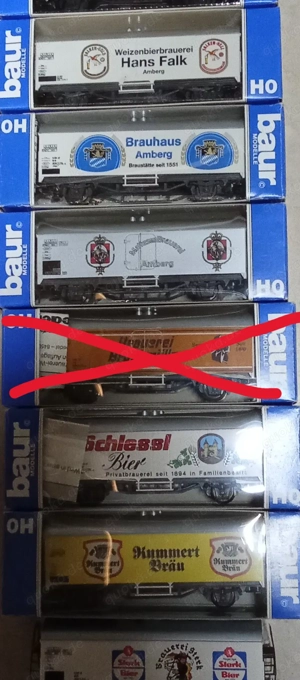 Brauereiwagons H0 "Amberger Brauereien"
