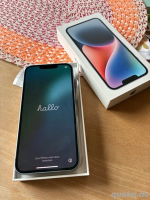 Apple iPhone 14 blau neue 256GB , 1 Monate alt mit Verpakung und Zubehör 