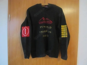 Formel 1: orig. Michael Schumacher Label- Jubiläums-Kapuzenpullover Hoodie - L