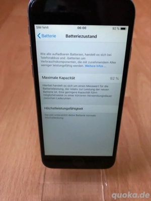 Apple iPhone 6 32gb (ohne Simlock) in Spacegrau  Bild 4