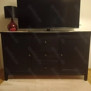 Sideboard in schwarzbraun