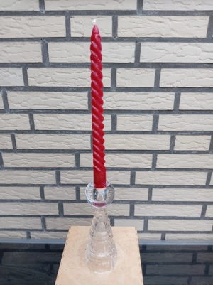 Rosenthal Glasvase und Kerzenständer in einen