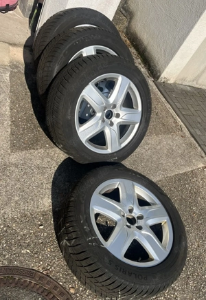 Winterreifen Polaris Barum 235 55 R18 HXL Komplettrad Audi A6 (C7) mit Sensoren