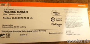 Roland kaiser 2026 open air Tickets 
