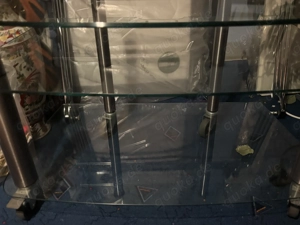 TV Tisch aus Glas 
