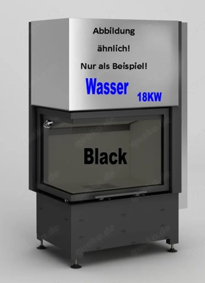 Kamineinsatz  VOLCANO WLh B 18KW Wasserführend Ofen Wasserkamin L-Kamin Heizeinsatz Neu LDF-Kamine