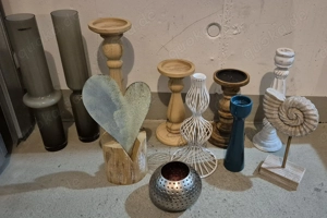 Deko Paket Dekoration Kerzenleuchter Vasen usw Bild 5