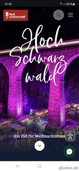 2x Tickets Weihnachtsmarkt Ravennaschlucht 13.12.25, 18-21 Uhr