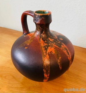Vase, Vintage, 70er, Fat Lava Vase, Nr. 340, Otto Keramik