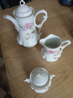 Carl Tielsch Geschirr++ Kaffeekanne+ Deckel, Milchkännchen + Deckel und Zuckerdose 