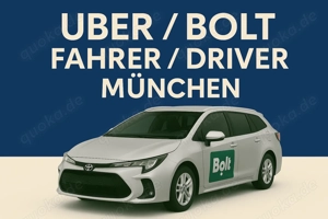 Fahrer | Driver (m,w,d) bei Uber Bolt - Vollzeit in München