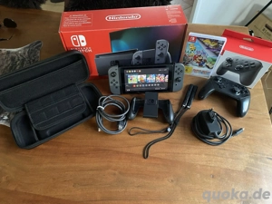 Nintendo switch 1 spiel konsole mit Verpakung und Zubehör set 