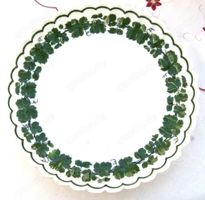 Porzellanteller Meissen Weinlaub 27cm