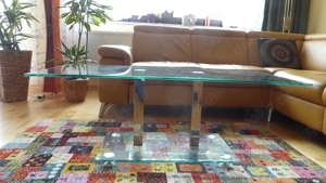 Glas-Wohnzimmer - Couchtisch