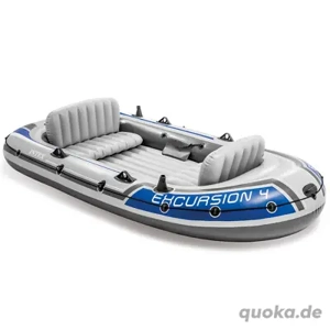 Schlauchboot Excursion 5 neu + Aussenbordmotor Manta MX28 12 Volt
