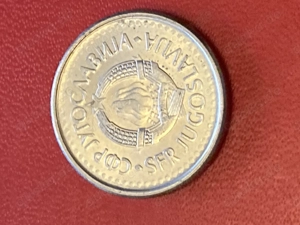 Münze Münzen Umlaufmünze Jugoslawien 1 Dinar 1990 Bild 2