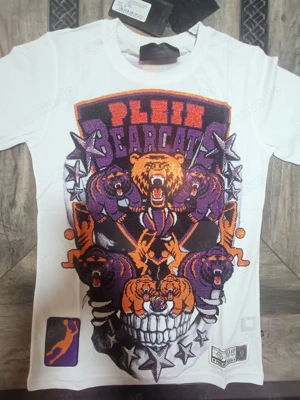 Philipp Plein Men T Shirt SS Onyx in white - Sizes : S & XL brand new 100 % original with all tags