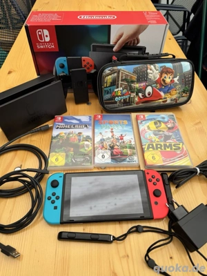Nintendo switch 1 neon version spielkonsole mit packet