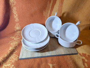 Seltmann Weiden Geschirr, 8 Suppentasse mit 8 Untersetzer,  4 Platten