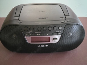 Tragbarer CD Player Sony ZS-PS30 CPL schwarz, Radio FM AM, sehr gut erhalten 