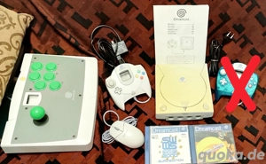 Sega Dreamcast +2Spiele 1Controller und Maus Bild 2
