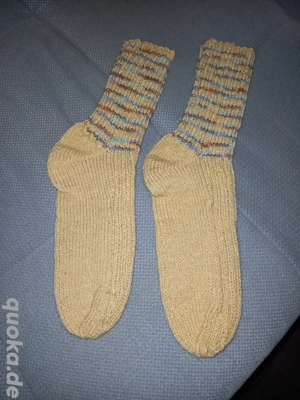 Handgestrickte Socken Größe 39 41 Neu Bild 2