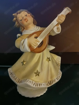 Göbel Figur - Engel Kerzenständer mit Spieluhr -gebraucht-